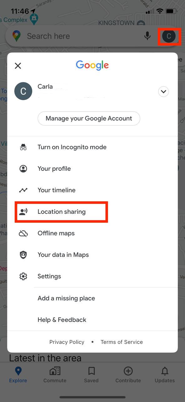 How To Share Your Location Using Google Maps Greenr Community