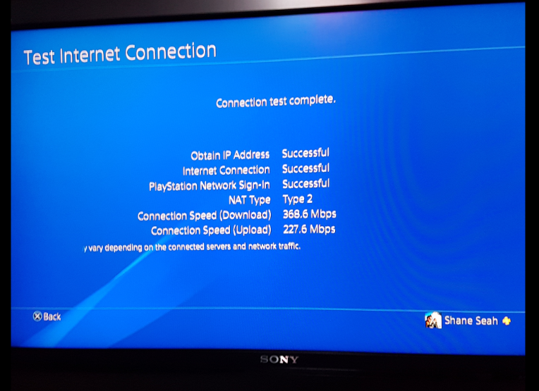 best download speed for ps4